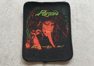 Poison 1988 vintage patch p135 open up and say... ahh SALE beschikbaar voor biedingen