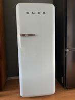 SMEG FAB28 retro koelkast lichtblauw vriezer, Ophalen, Gebruikt, 200 liter of meer, 60 cm of meer