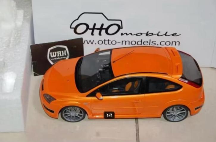 1:18 FORD FOCUS ST MK2 orange CUSTOM OT961 Otto mobile WRH, Hobby en Vrije tijd, Modelauto's | 1:18, Zo goed als nieuw, Auto, OttOMobile