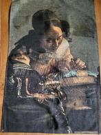 Reproductie 'Kantwerkster' van Vermeer op doek- gesigneerd!, Ophalen of Verzenden