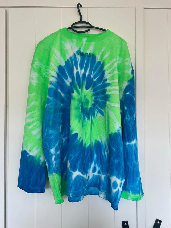 Stieglitz Oversized Tie Dye Shirt XS - Nieuw!, Kleding | Dames, T-shirts, Nieuw, Maat 34 (XS) of kleiner, Blauw, Lange mouw, Ophalen of Verzenden