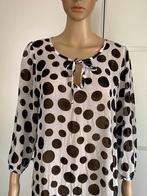i419 Joachim Bosse maat 42=L lange blouse top tuniek wit, Wit, Maat 42/44 (L), Ophalen of Verzenden, Zo goed als nieuw