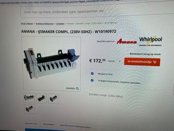 Ijsmaker W10190972 nieuw beschikbaar voor biedingen