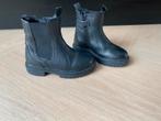 Hush Puppies Chelsea leren boots / laarzen zwart maat 24, Meisje, Hush Puppies, Ophalen of Verzenden, Laarzen