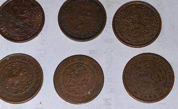 6 Nederlandse halve centen 1930 - Uit Spaarpot! beschikbaar voor biedingen