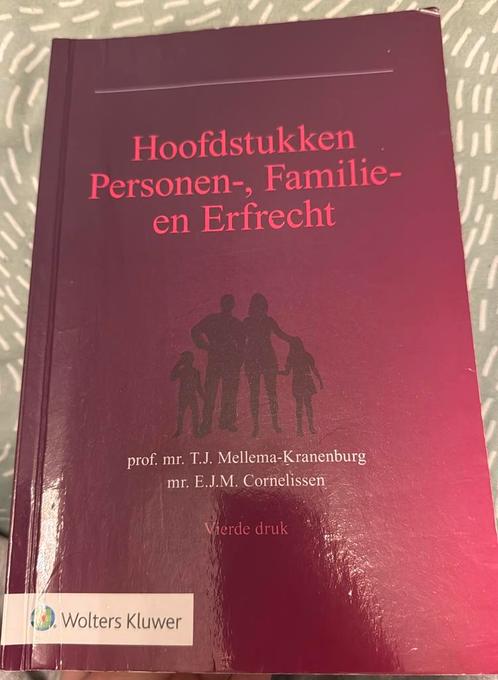 Hoofdstukken Personen-, Familie- en Erfrecht, Boeken, Wetenschap, Zo goed als nieuw, Verzenden