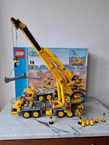 Lego City hijskraan 7249. Compleet beschikbaar voor biedingen
