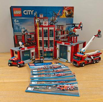77944 Lego City Brandweerkazerne Compleet