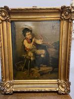 Antiek schilderij GERESERVEERD, Antiek en Kunst, Kunst | Schilderijen | Klassiek, Ophalen of Verzenden