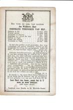 Oss  - Someren - ,s Bosch - Vught  Cornelis van Erp, Verzenden, Bidprentje