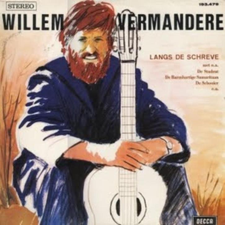 Willem Vermandere – Langs De Schreve, Cd's en Dvd's, Vinyl | Nederlandstalig, Zo goed als nieuw, Levenslied of Smartlap, Overige formaten