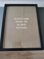 Poster Zuss in lijst Ikea, Huis en Inrichting, Woonaccessoires | Lijsten, Ophalen, Zo goed als nieuw