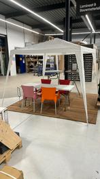 Paviljoen / partytent gazebo 3x3 wit, Tuin en Terras, Partytenten, Ophalen, Partytent, Minder dan 4 meter, Nieuw