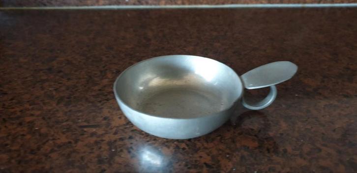 Vintage Tastevin Wijnproefbeker, Antiek en Kunst, Antiek | Tin, Ophalen of Verzenden