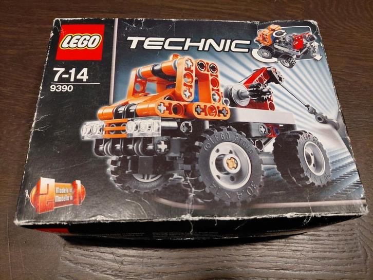 Lego technic 9390 mini takelwagen Dichte doos 2 in 1, Kinderen en Baby's, Speelgoed | Duplo en Lego, Zo goed als nieuw, Lego, Ophalen of Verzenden