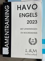 H.G.A. Honders - Examentraining Havo Engels 2023, Ophalen of Verzenden, Zo goed als nieuw, HAVO, H.G.A. Honders