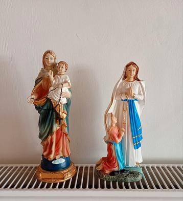 2x Religieuze beelden. beschikbaar voor biedingen