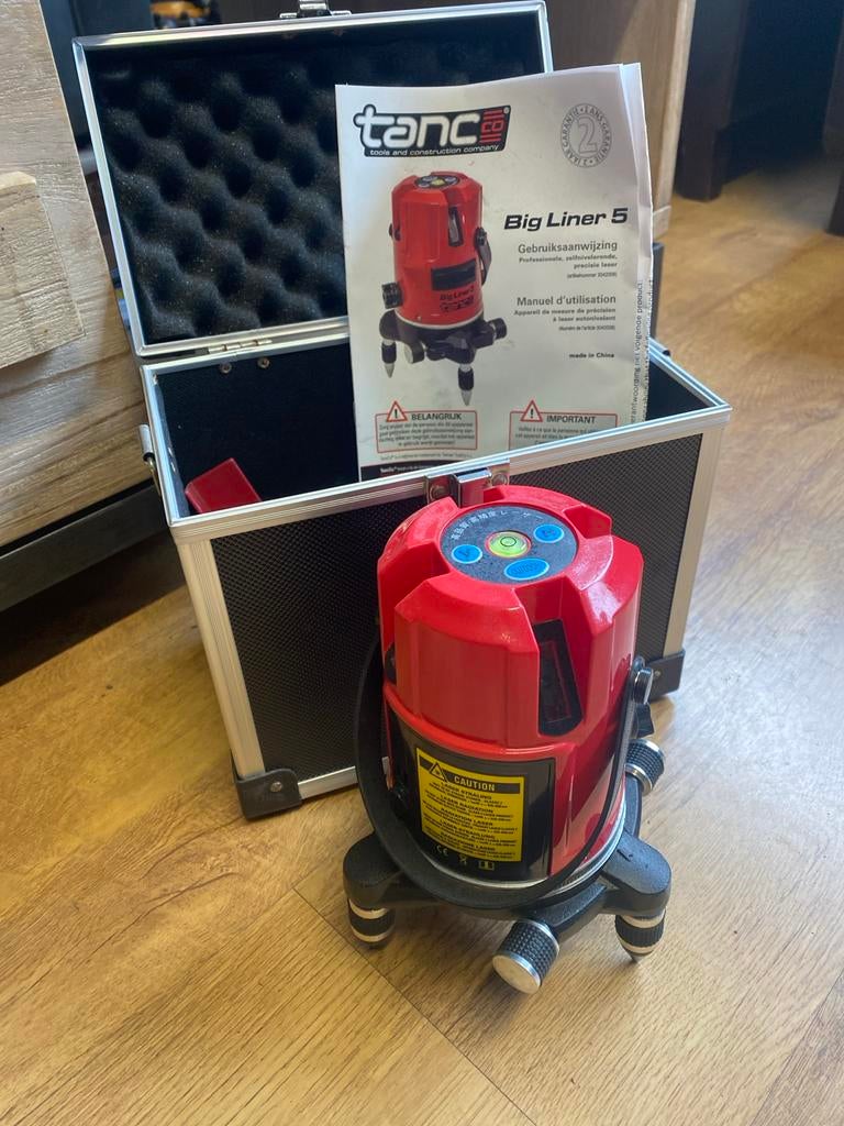 Nieuwe Tanc Big Liner 5 Laserwaterpas, Onbekend, Nieuw, Ophalen of Verzenden, Onbekend