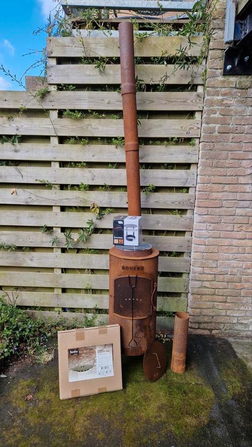 BonFeu BonGiano LP Cortenstaal Tuinhaard, Tuin en Terras, Tuinhaarden, Zo goed als nieuw, Ophalen