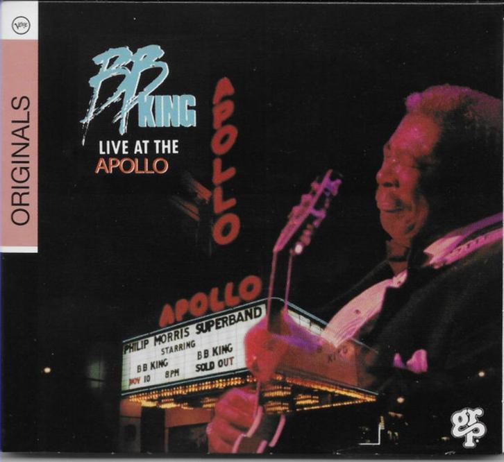 B.B. King Live At The Apollo  Digipak, Cd's en Dvd's, Cd's | Jazz en Blues, Zo goed als nieuw, Jazz, 1980 tot heden, Ophalen of Verzenden