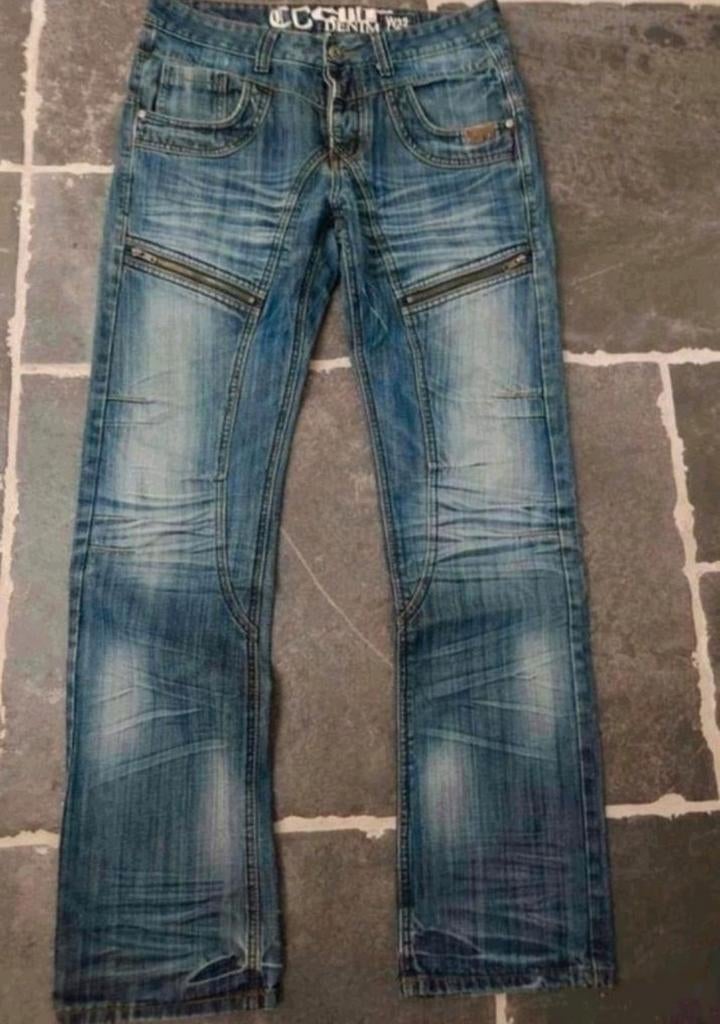 Cult Denim (CoolCat), Straight jeans, blauw, W32 L34,Rob3234, Kleding | Heren, Spijkerbroeken en Jeans, Blauw, W32 (confectie 46) of kleiner