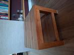 Salontafel 60x60x47 teak, Huis en Inrichting, Tafels | Salontafels, Ophalen, Gebruikt, 50 tot 100 cm, 50 tot 100 cm