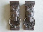 Leeuwenkoppen met ring / consoles / ornamenten., Ophalen of Verzenden