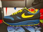 Nike Air Max 1 ID 'Cobalt/Yellow Strike' EU42.5 2024, Colosseum 1, 1213 NL Hilversum, Nederland, Blauw, Nike, Nieuw