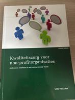 Kwaliteitszorg non-profit - Cees van Zoest, Ophalen of Verzenden, Zo goed als nieuw, Management
