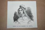 Antieke gravure - Vrouw uit de Baronie van Breda - 1841 !!, Antiek en Kunst, Ophalen of Verzenden