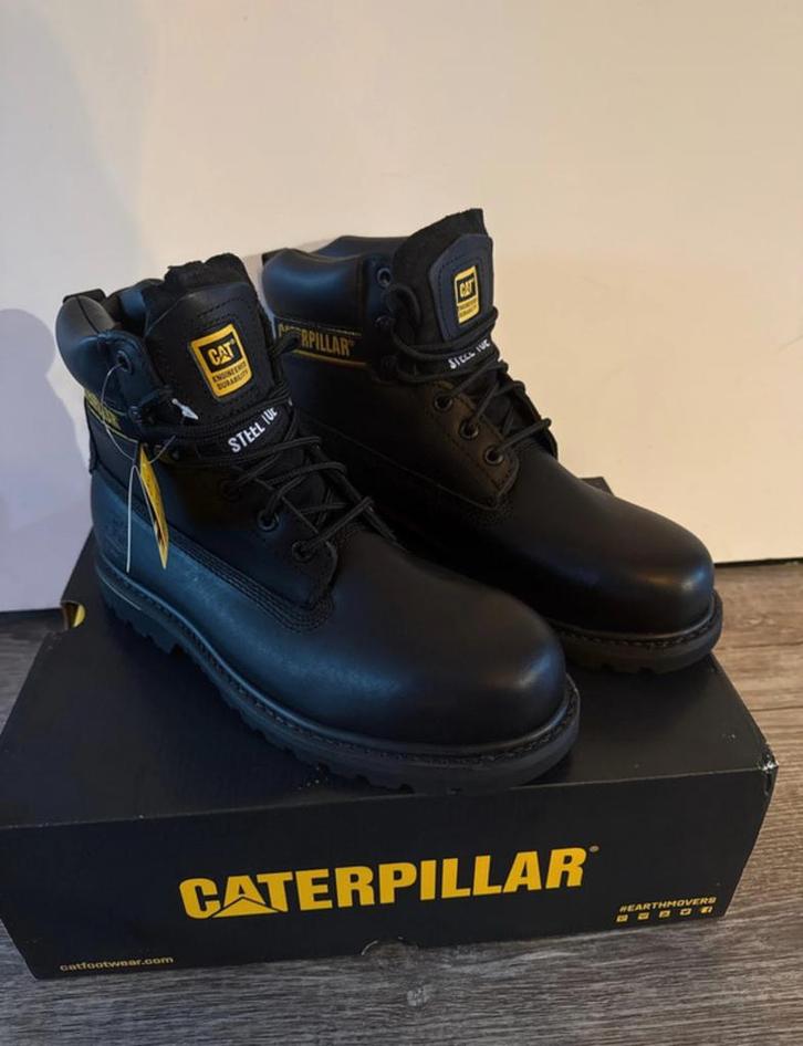 Caterpillar Holton S3 Werkschoenen - Maat 42 - Nieuw, Kleding | Heren, Schoenen, Nieuw, Werkschoenen, Zwart, Verzenden