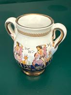 Grieks Miniatuur Vaasje met 24K Gouden Accenten, Ophalen of Verzenden