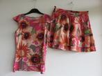 Esprit setje van rok 34 met bijpassend shirt M roze bloemen, Kleding | Dames, Rokken, Ophalen of Verzenden, Zo goed als nieuw