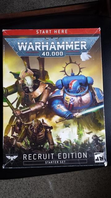 warhammer 40K recruit edition necrons warriors scarab manual beschikbaar voor biedingen