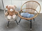 Rohe 2 rieten stoeltjes, vintage rotan stoel, Kinderen en Baby's, Gebruikt, Ophalen