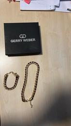 Gerry Weber ketting (44-50 cm) en armband (19-25cm) aubergin, Goud, Overige materialen, Ophalen of Verzenden, Zo goed als nieuw