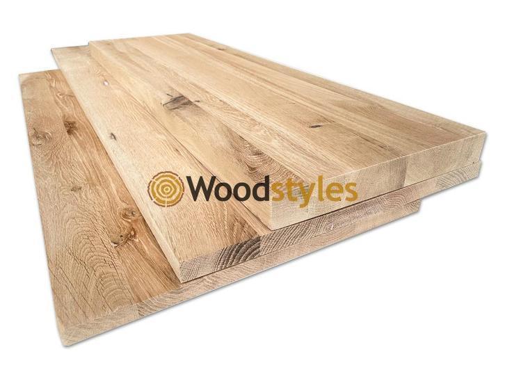 Massief eiken panelen | 18, 25, & 40 mm | Snelle levering!, Doe-het-zelf en Verbouw, Platen en Panelen, Nieuw, Hout, Ophalen of Verzenden