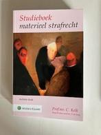 Studieboek materieel strafrecht 8e druk, Ophalen of Verzenden, Gamma, Zo goed als nieuw, WO