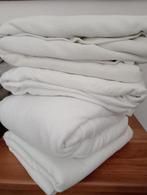 3 stuks Molton hoeslaken, 1 Molton beschermlaken, Ophalen of Verzenden, Tweepersoons, Wit, Hoeslaken of Sloop