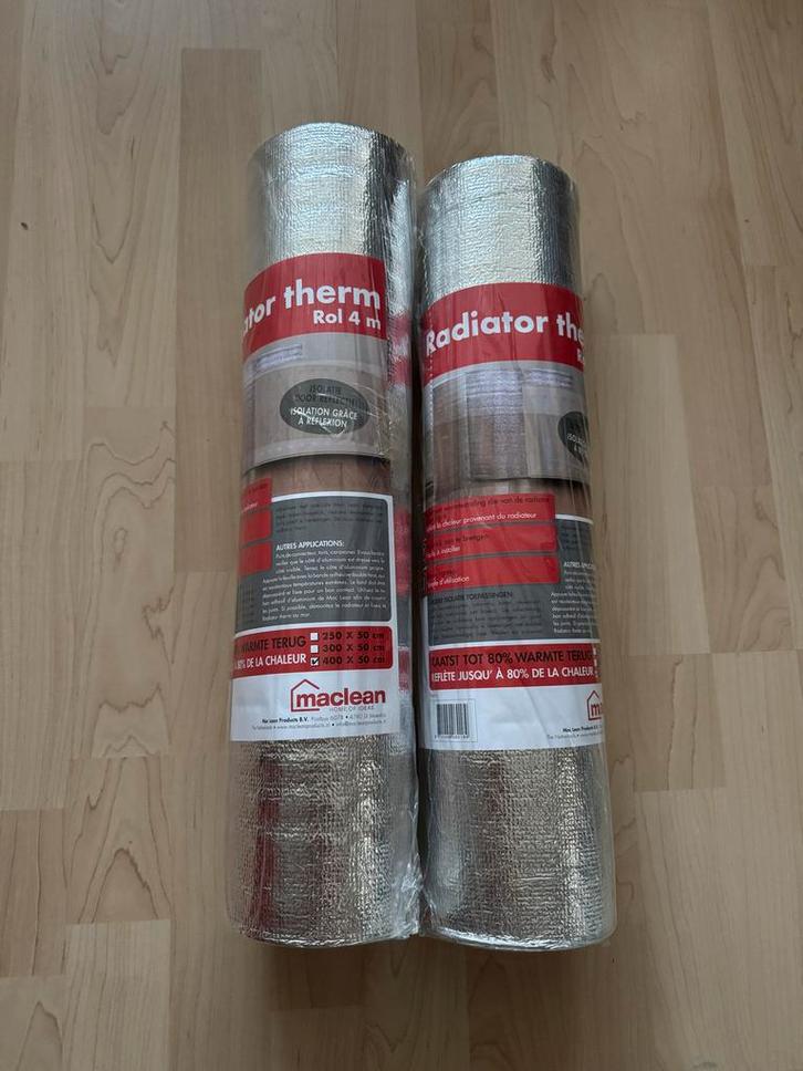 Radiatorfolie Maclean - Isolatie voor Radiatoren, Doe-het-zelf en Verbouw, Isolatie en Afdichting, Nieuw, Muurisolatie, Overige materialen