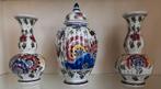 3 Delfts Blauw Vaasjes, Antiek en Kunst, Antiek | Vazen, Ophalen