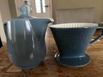 Koffiekannetje met filter/ melitta friesland, grijs, Ophalen, Zo goed als nieuw