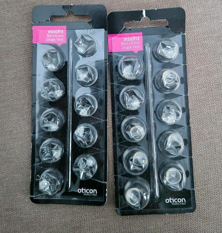 Oticon MiniFit Domes - 1 maat 6mm zie foto's, Diversen, Verpleegmiddelen, Nieuw, Ophalen of Verzenden