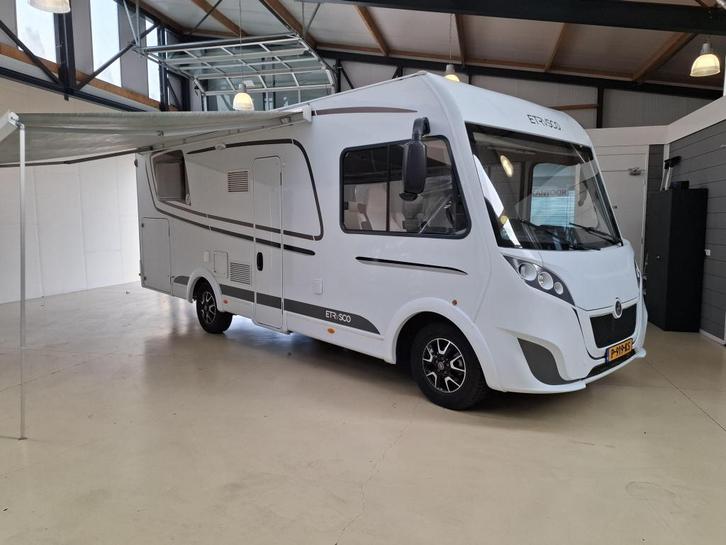 Laika Etrusco i7400QB Queensbed Hefbed 2x Airco Levelsysteem, Caravans en Kamperen, Campers, Bedrijf, tot en met 4, Integraal