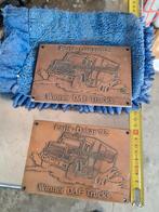 Parijs Dakar gedenkplaat koperen 1982, Ophalen