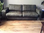BUFFEL-LEREN BANK, Ophalen, Gebruikt, 75 tot 100 cm
