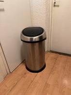Brabantia RVS Grote Touch bin Prullenbak 60 Liter, Huis en Inrichting, Ophalen, Gebruikt, 50 tot 75 cm, 40 liter of meer