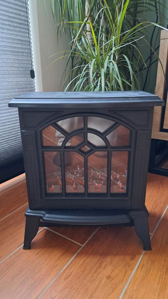 Sier Openhaardje met warmte - Sfeervol & Functioneel, Huis en Inrichting, Haarden, Gebruikt, Elektrische haard, Ophalen