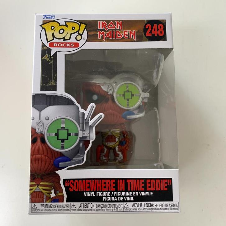 Funko Pop! Iron Maiden: Somewhere in Time Eddie #248, Verzamelen, Poppetjes en Figuurtjes, Nieuw, Ophalen of Verzenden