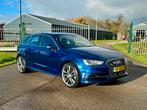 Audi A3 Ambition S- LINE |Adaptieve Cruise Control|Navigatie, Auto's, Audi, 4 cilinders, Blauw, Leder en Stof, 1395 cc